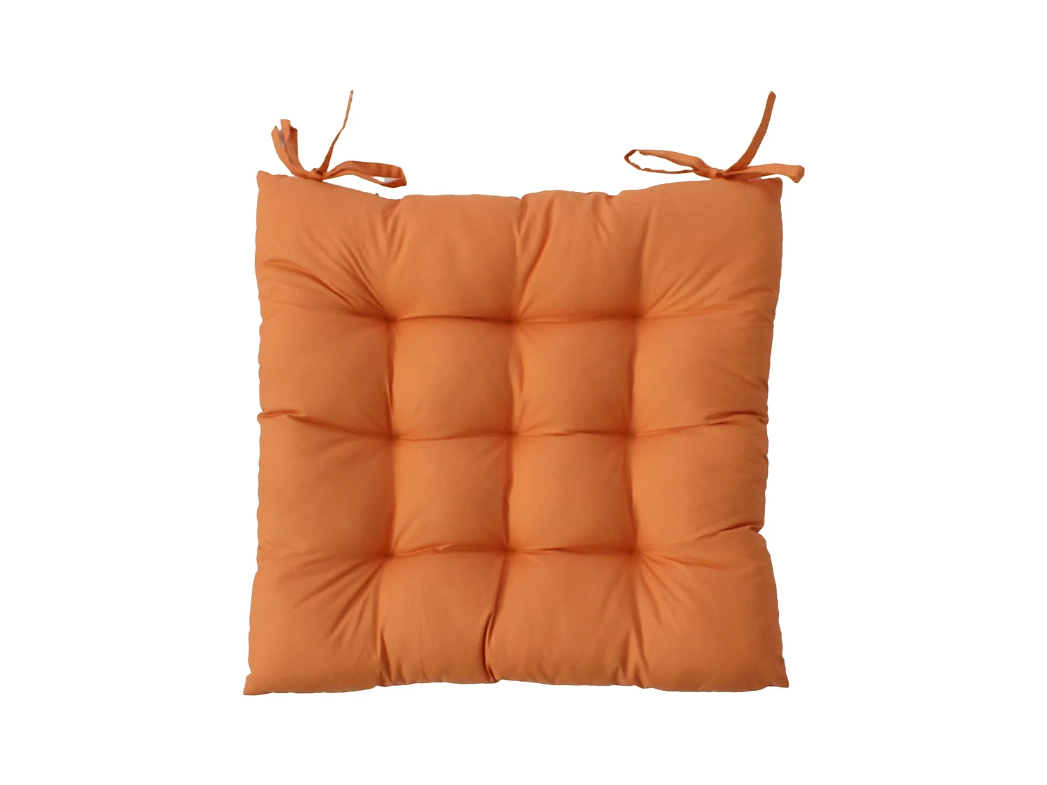 Galette de Chaise d'Extérieur "Bornéo" 38x38cm Cognac