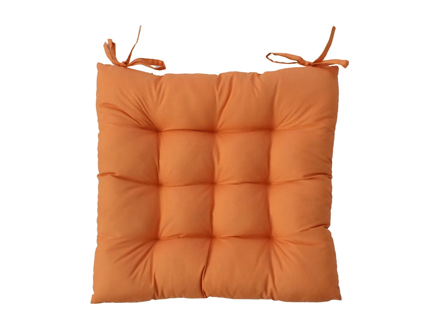 Galette de Chaise d'Extérieur "Bornéo" 38x38cm Cognac