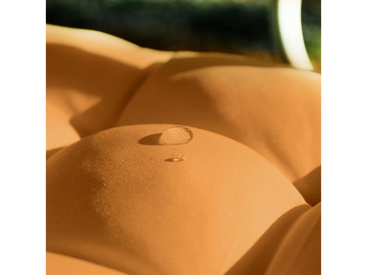 Galette de Chaise d'Extérieur "Bornéo" 38x38cm Cognac