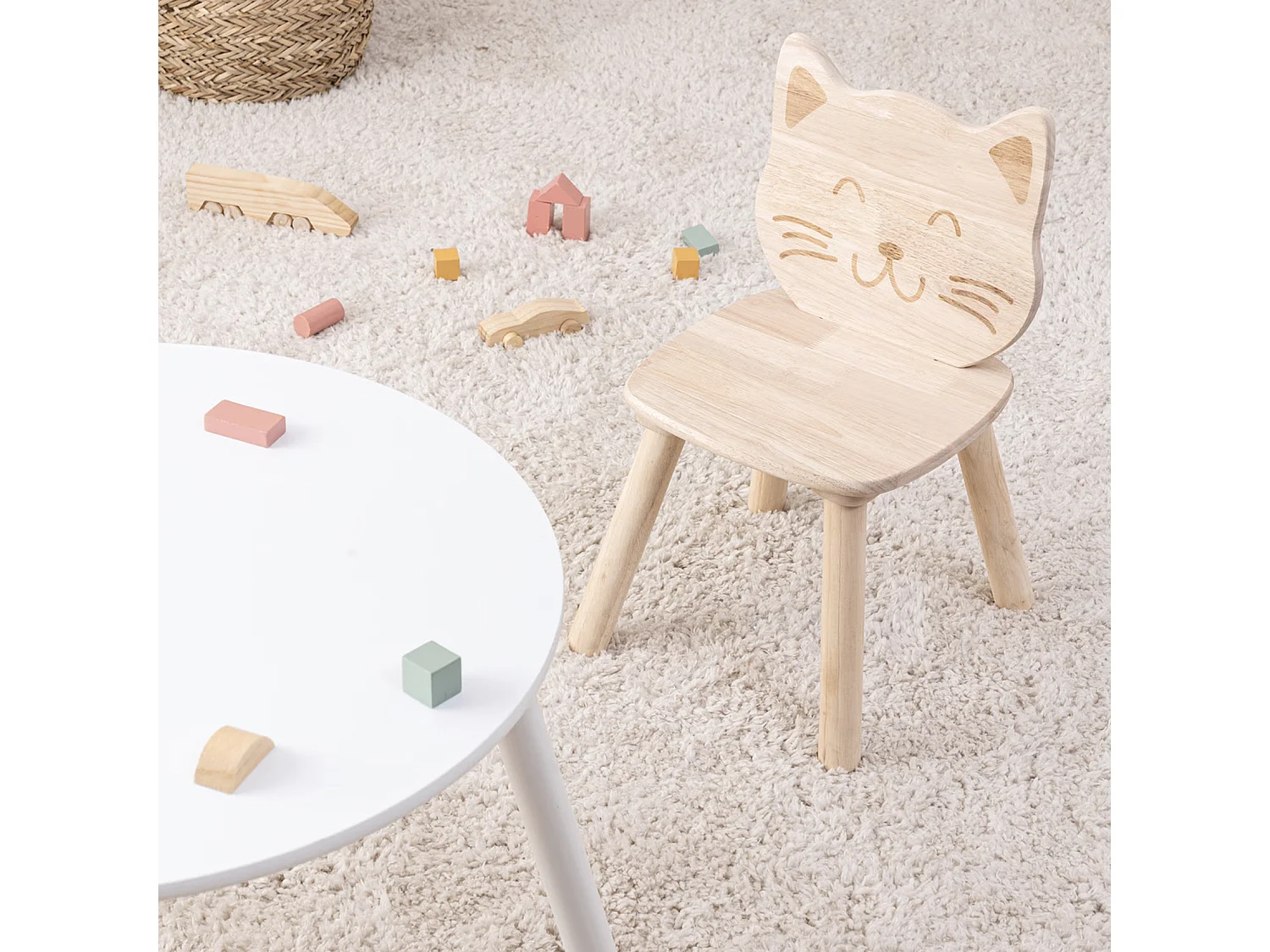 Silla infantil de gato