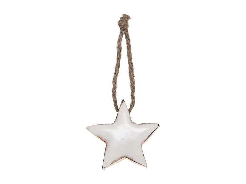Colgante de estrella de resina