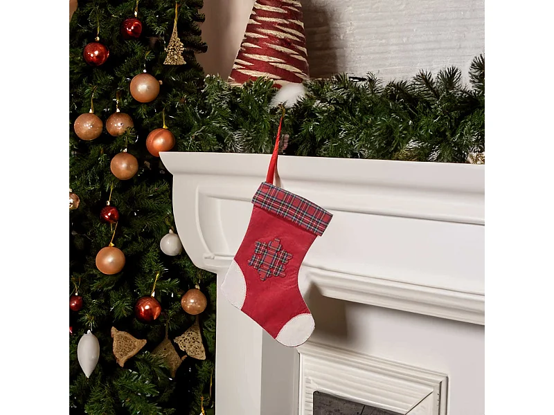 Botte de Noël en feutrine grand modèle