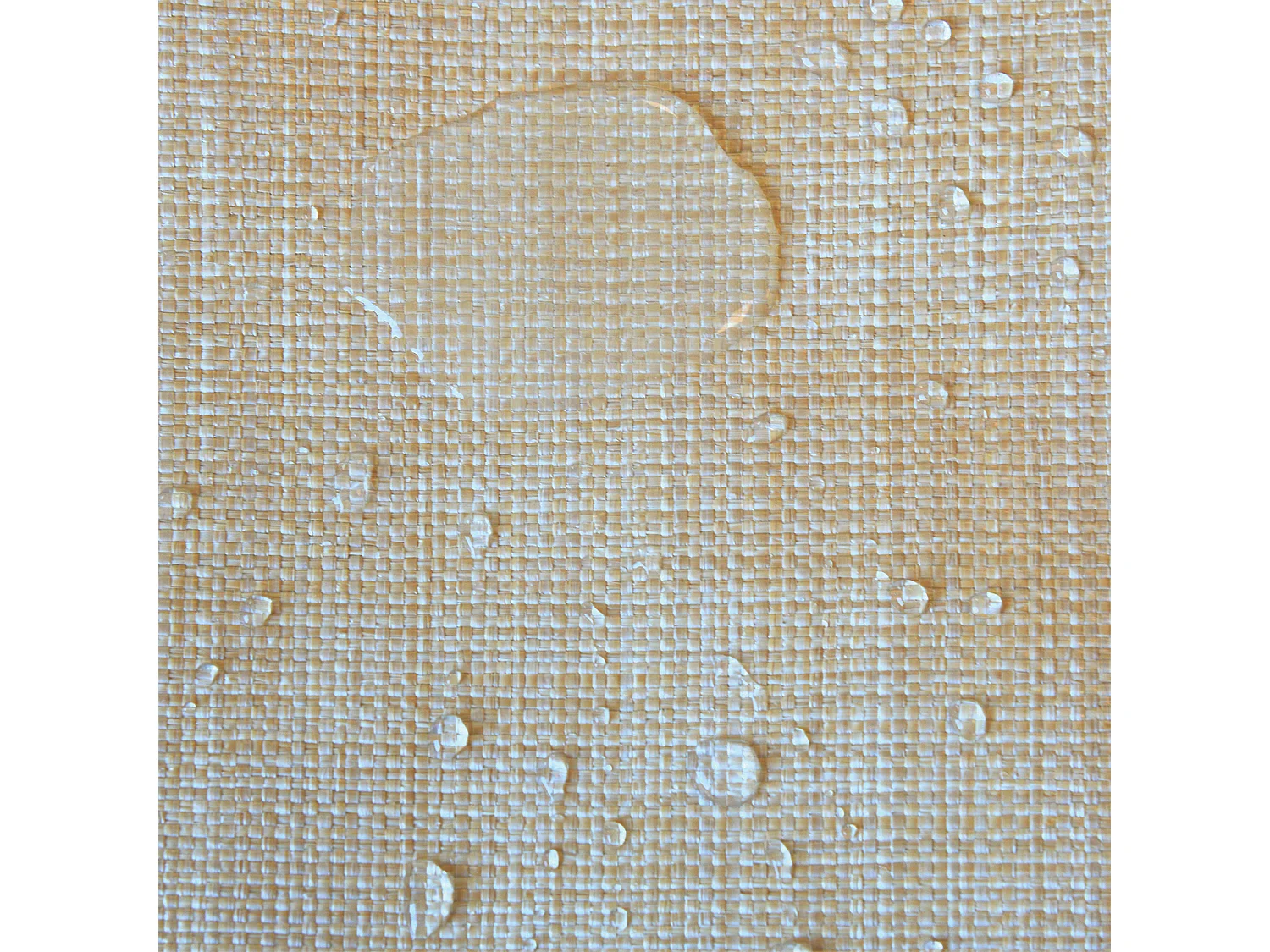 Tissu imitation raphia naturel