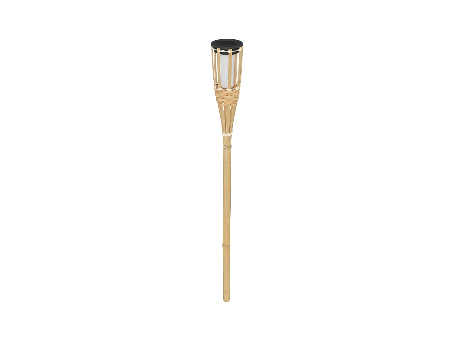 Torche solaire bambou