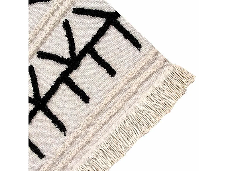 Alfombra de algodón Ber Canvas - beige - 120 x 160