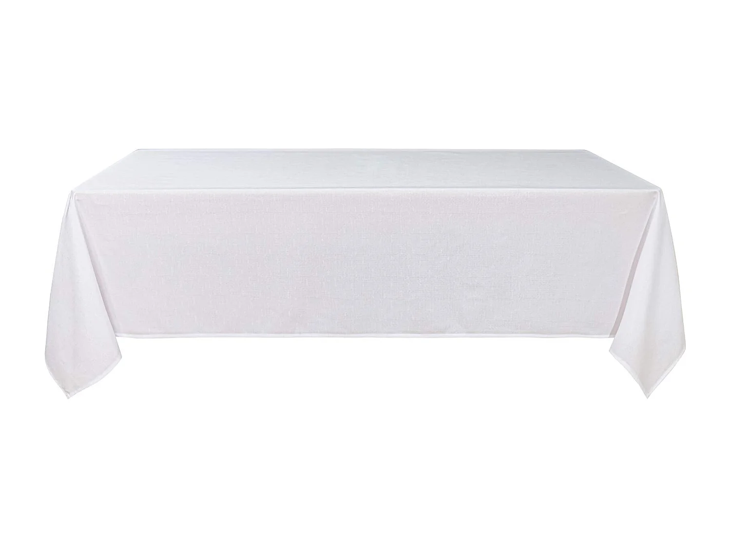 Flecken- und knitterfreie Tischdecke mit Melange-Effekt