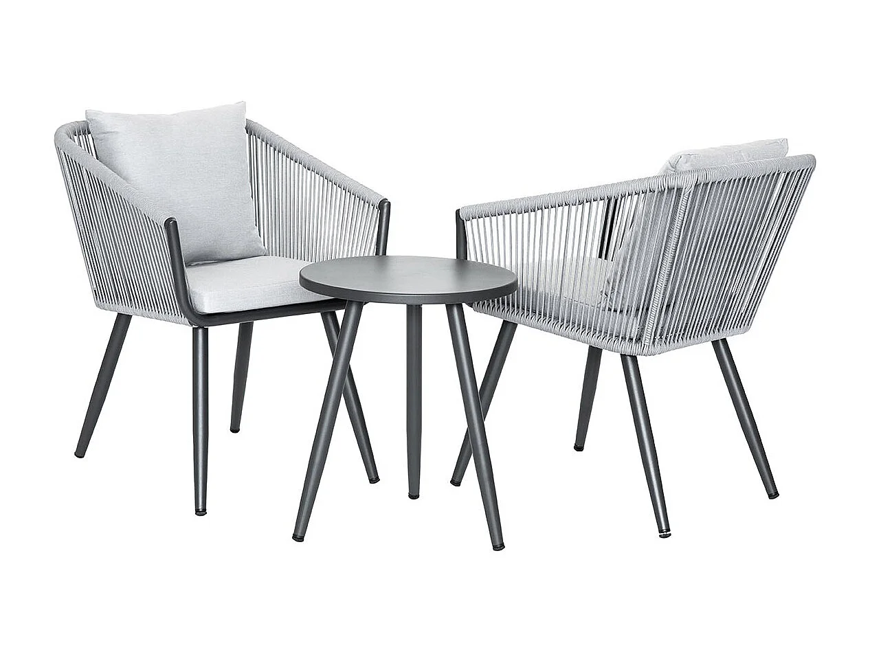 Tumbona relajante de cuerda tejida