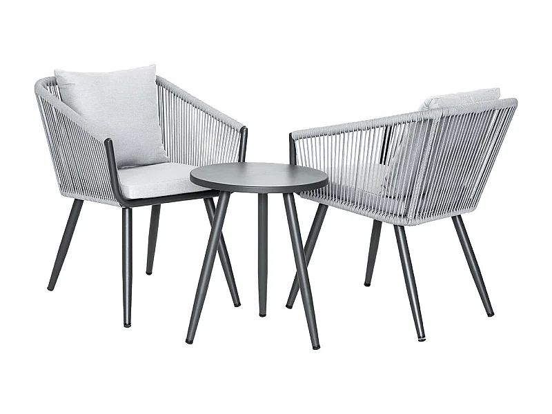 Tumbona relajante de cuerda tejida