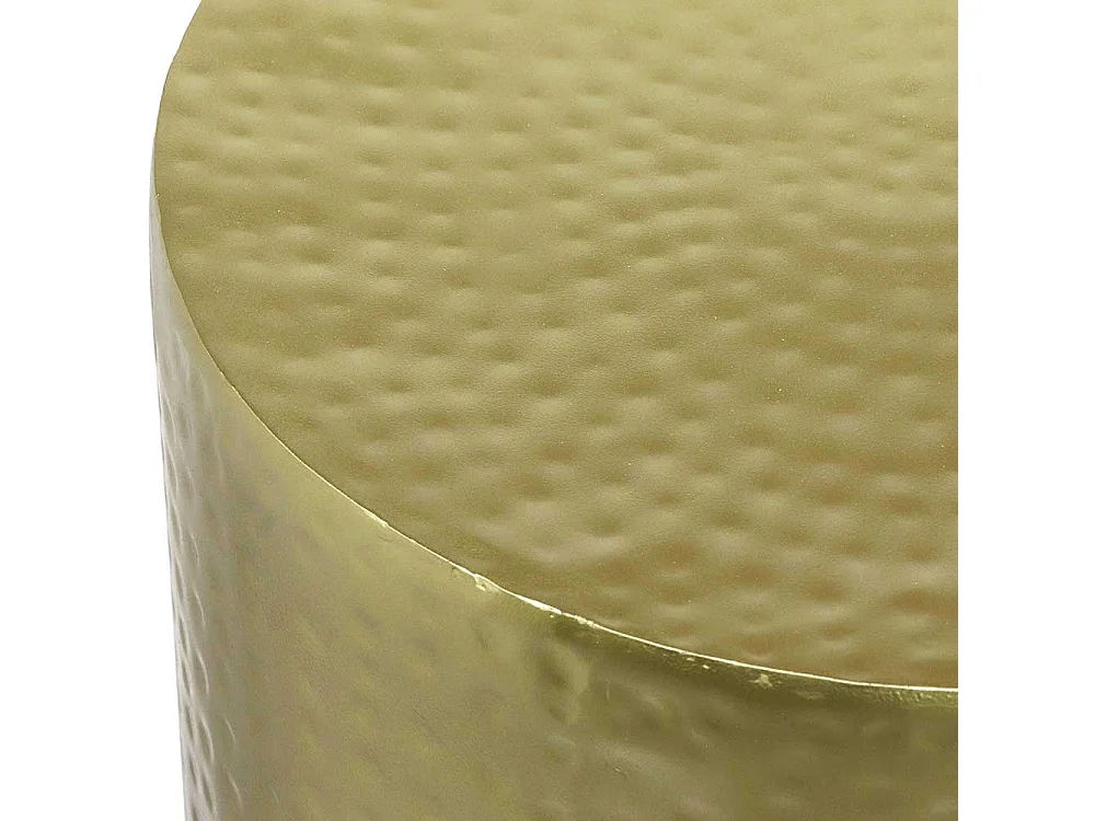 Beistelltisch Beistelltischchen in Goldfarben und Schwarz