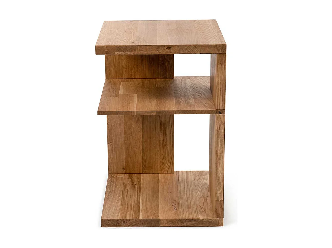 Wildeiche Beistelltisch geölt 60 cm hoch 40 cm breit