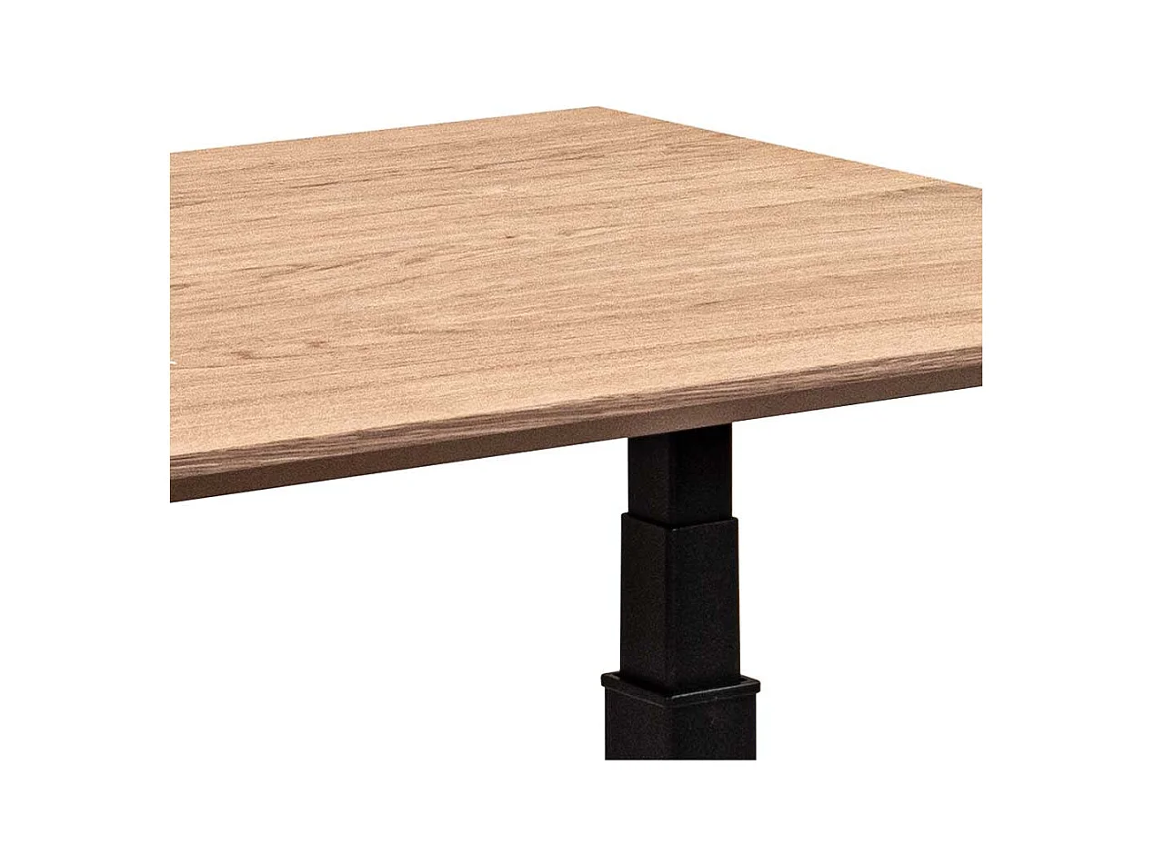 Beistelltisch Sofa in Wildeiche Bianco und Anthrazit höhenverstellbar