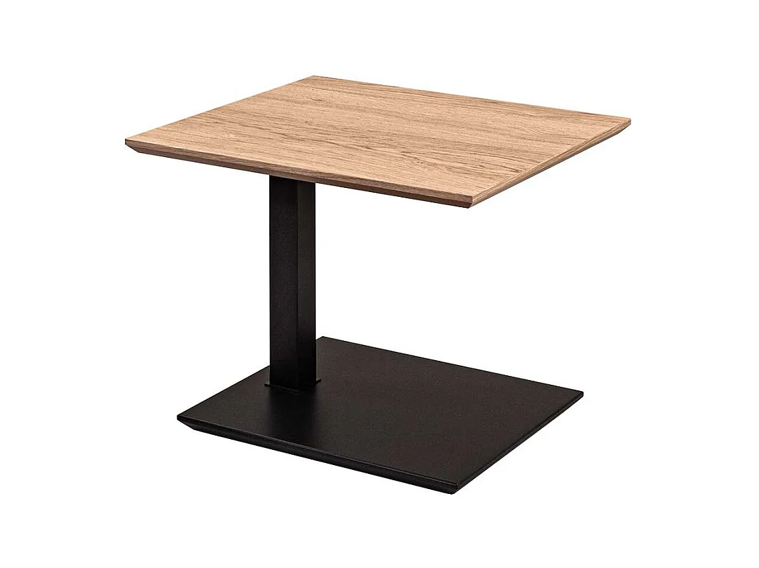 Beistelltisch Sofa in Wildeiche Bianco und Anthrazit höhenverstellbar