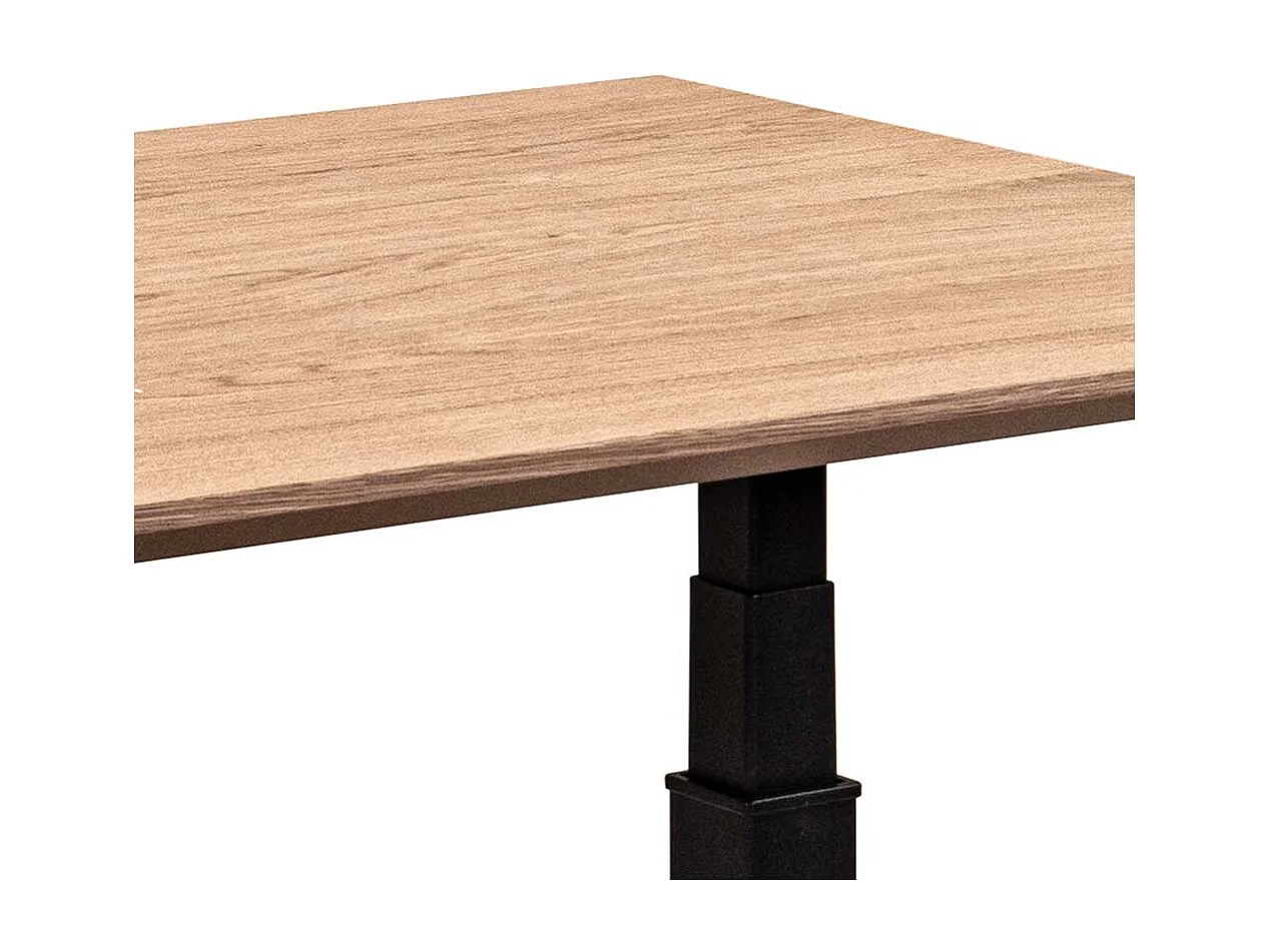 Beistelltisch Sofa in Wildeiche Bianco und Anthrazit höhenverstellbar