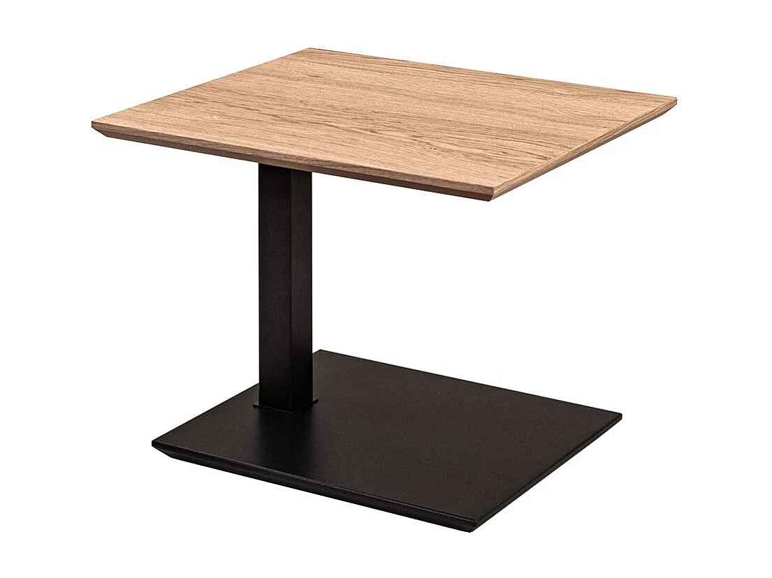 Beistelltisch Sofa in Wildeiche Bianco und Anthrazit höhenverstellbar