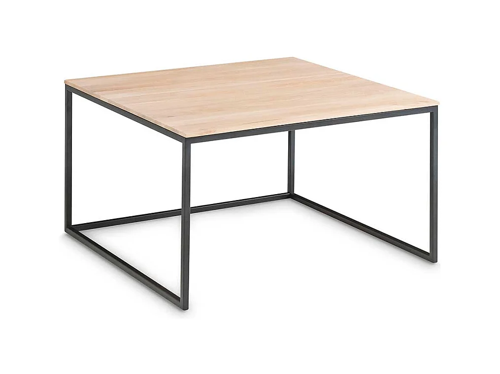 Sofa Beistelltisch in Eiche Bianco massiv 70 cm breit