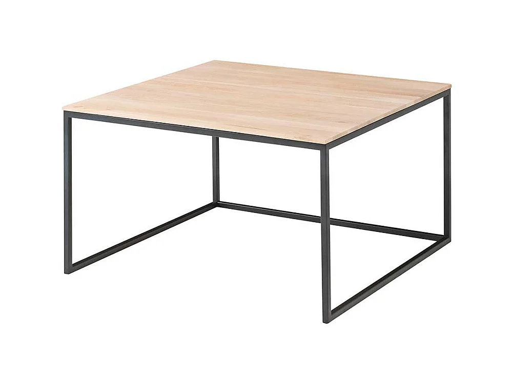 Sofa Beistelltisch in Eiche Bianco massiv 70 cm breit