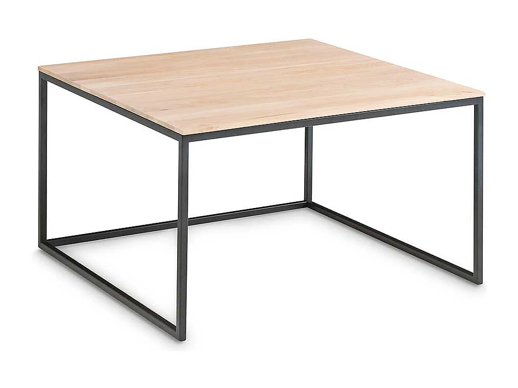 Sofa Beistelltisch in Eiche Bianco massiv 70 cm breit