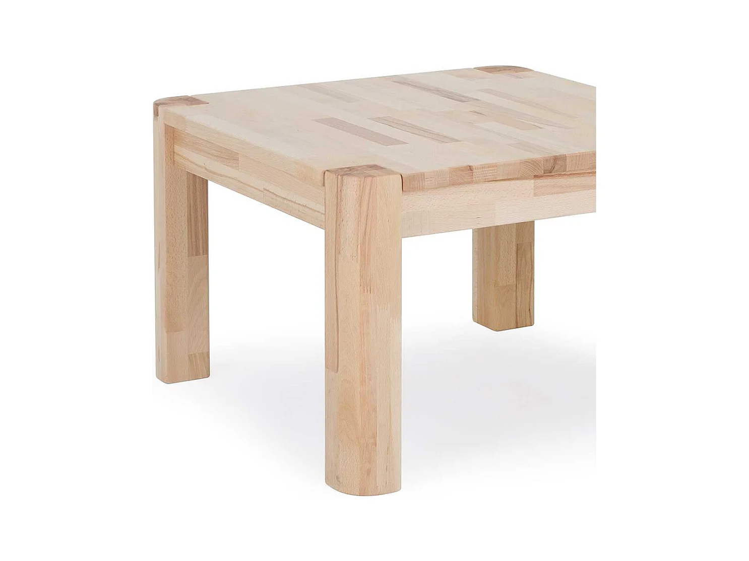 Sofa Beistelltisch aus Kernbuche Massivholz geölt