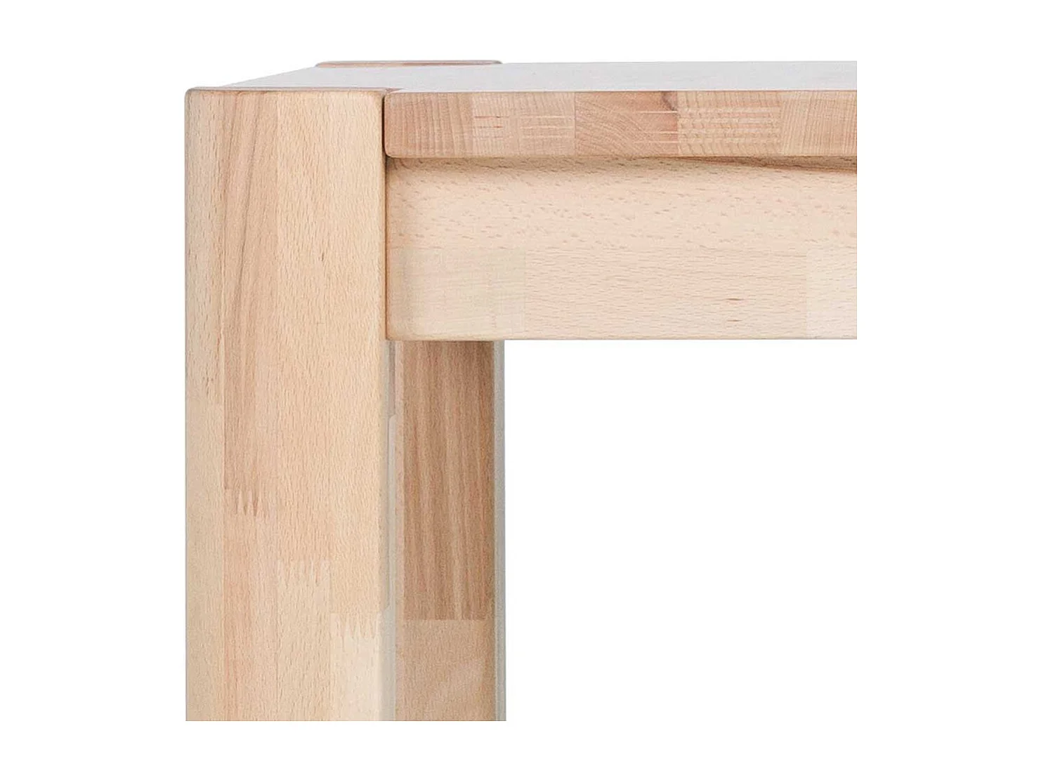 Sofa Beistelltisch aus Kernbuche Massivholz geölt