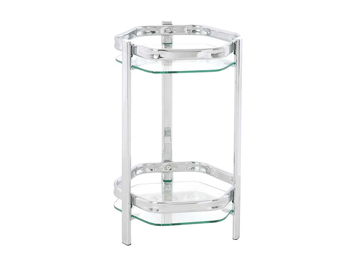 Beistelltisch mit 2 Glasplatten