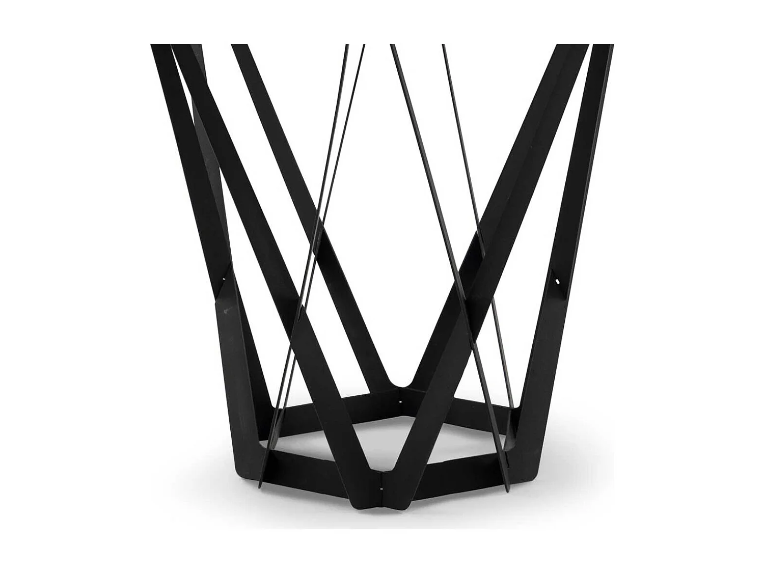 Beistelltisch Couchtisch in runder Form aus Rauchglas