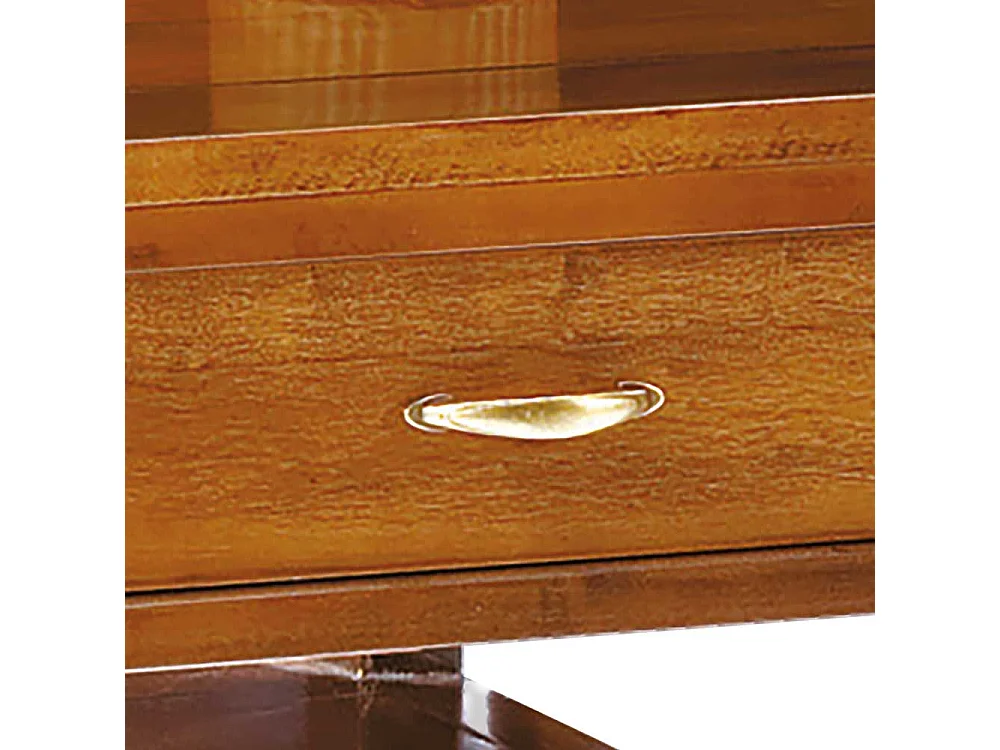 Beistelltisch Sofa in italienischem Design Nussbaumfarben