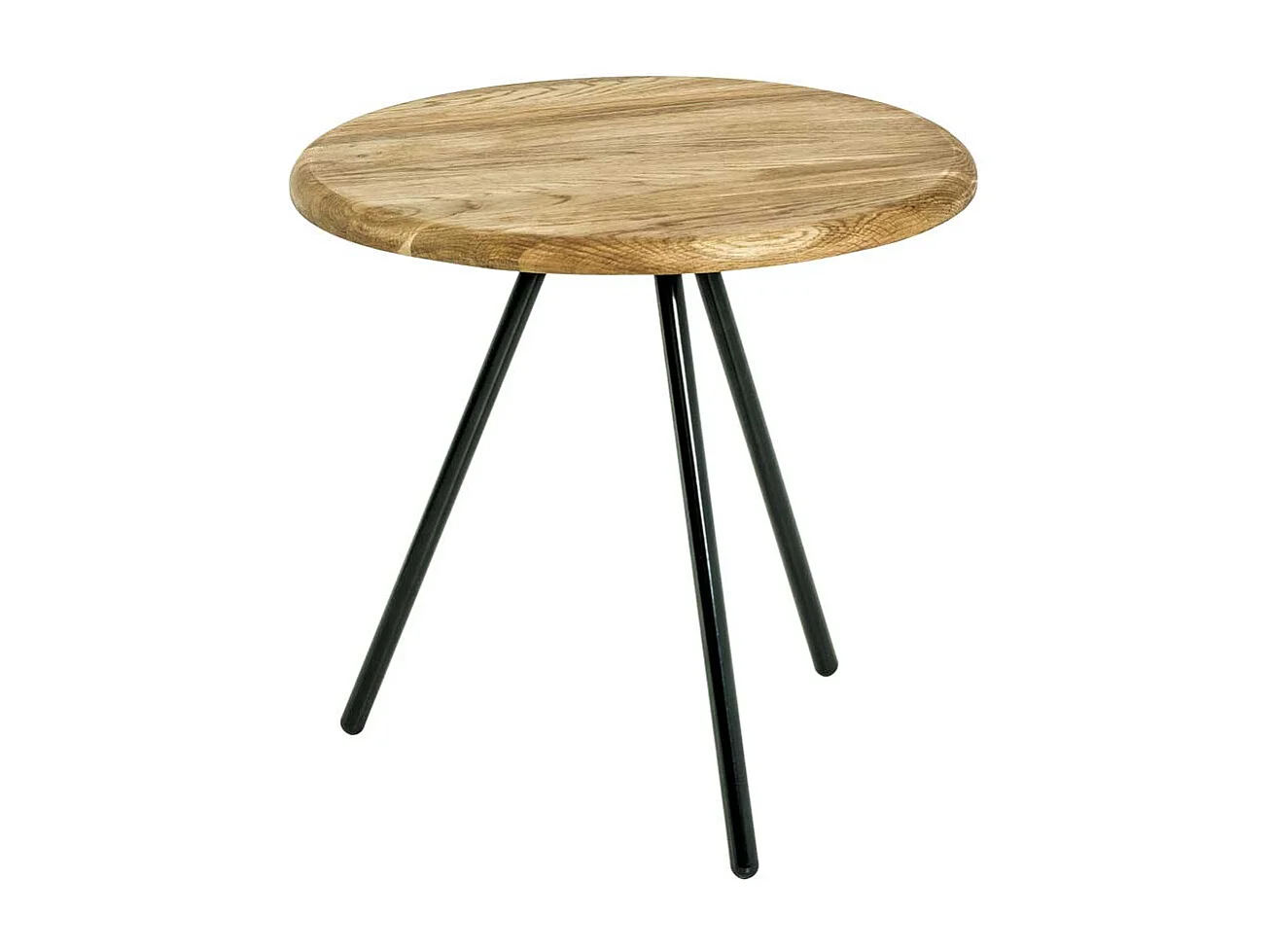 Beistelltisch Sofa mit Eiche Massivholzplatte Dreibeingestell