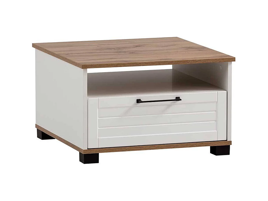 Couchtisch Beistelltisch mit einer Schublade und Vierfußgestell