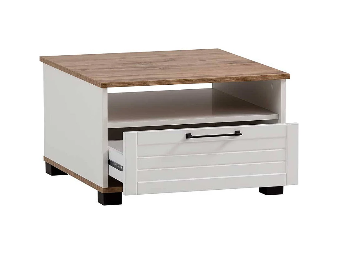 Couchtisch Beistelltisch mit einer Schublade und Vierfußgestell