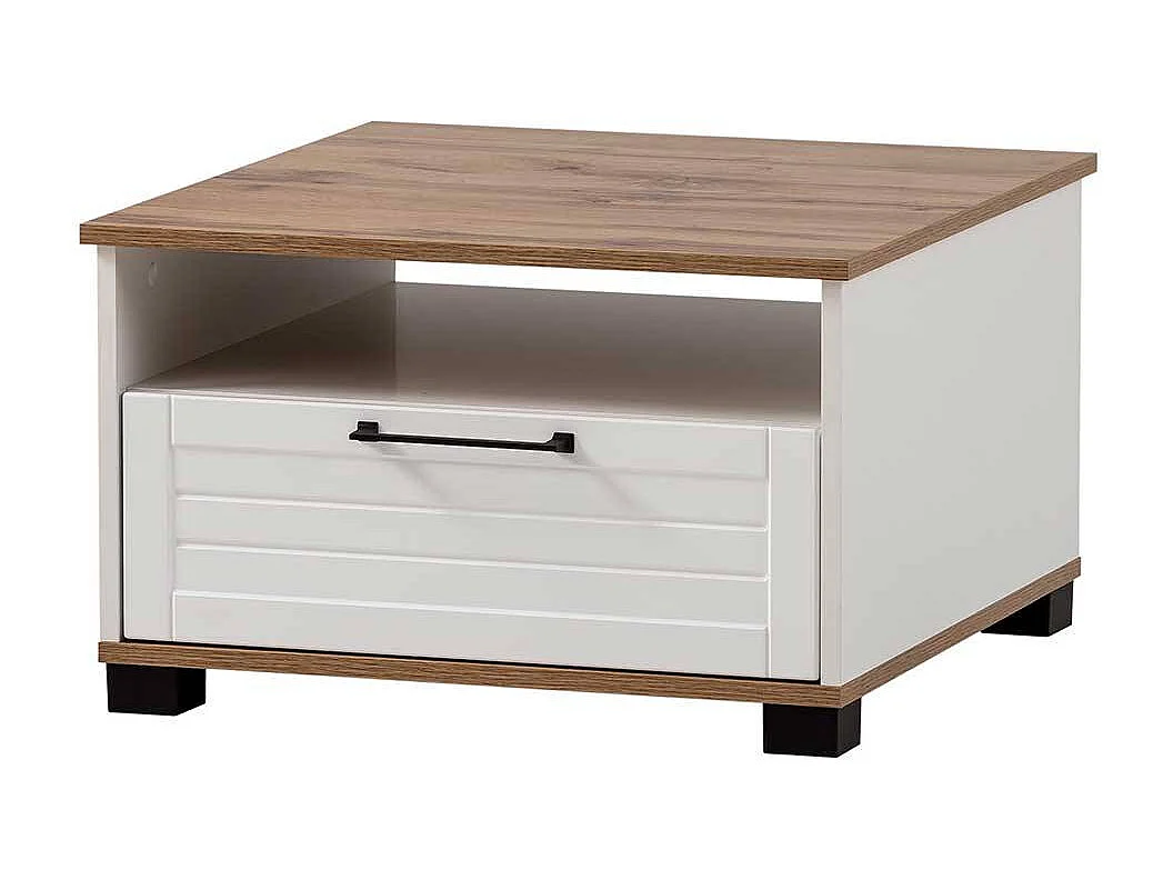 Couchtisch Beistelltisch mit einer Schublade und Vierfußgestell