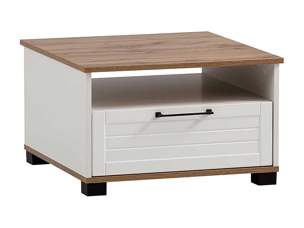 Couchtisch Beistelltisch mit einer Schublade und Vierfußgestell