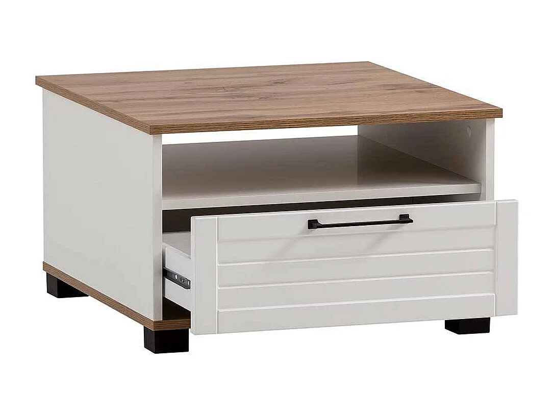 Couchtisch Beistelltisch mit einer Schublade und Vierfußgestell