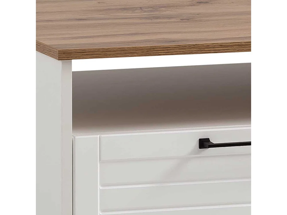 Couchtisch Beistelltisch mit einer Schublade und Vierfußgestell