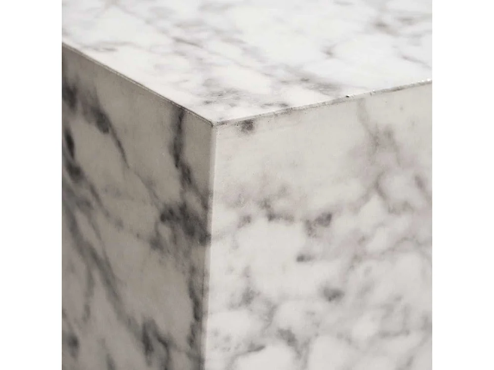 Beistelltisch Couchtisch in Marmor Optik Hochglanz
