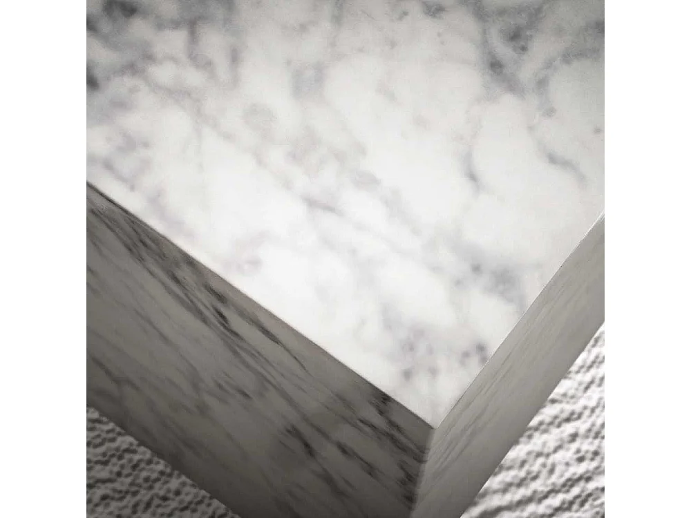 Beistelltisch Couchtisch in Marmor Optik Hochglanz