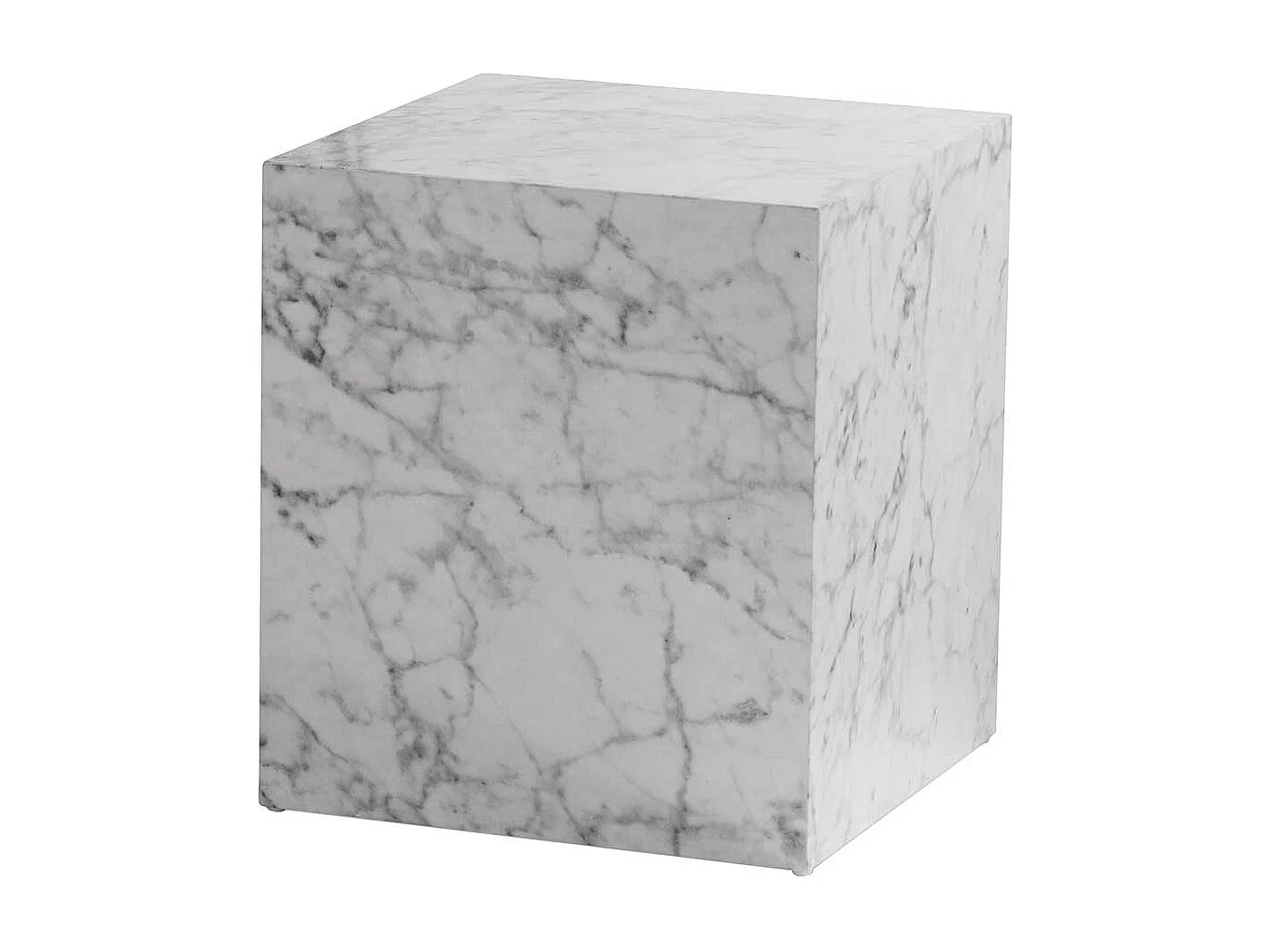 Beistelltisch Couchtisch in Marmor Optik Hochglanz