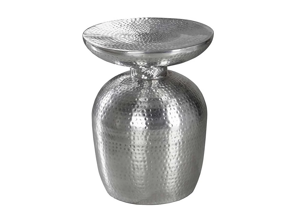 Orientalischer Beistelltisch aus Aluminium handgearbeitet