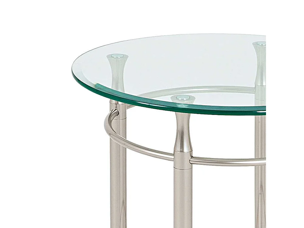 Beistelltischchen mit Glasplatte