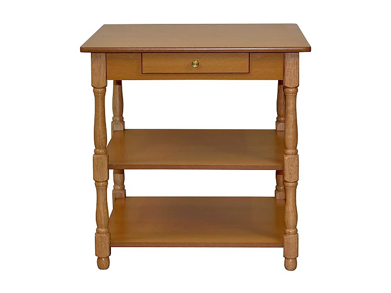 Beistelltisch Flur in Buchefarben einer Schublade
