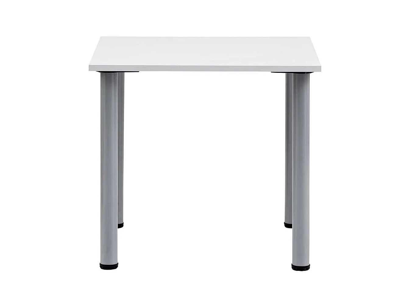 Beistelltisch Büro in Lichtgrau Vierfußgestell