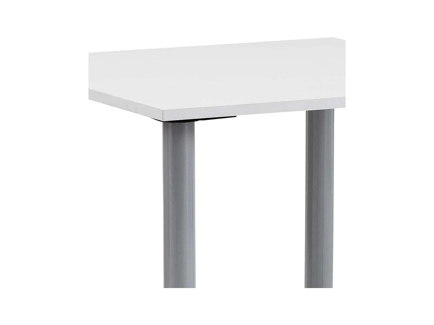 Beistelltisch Büro in Lichtgrau Vierfußgestell