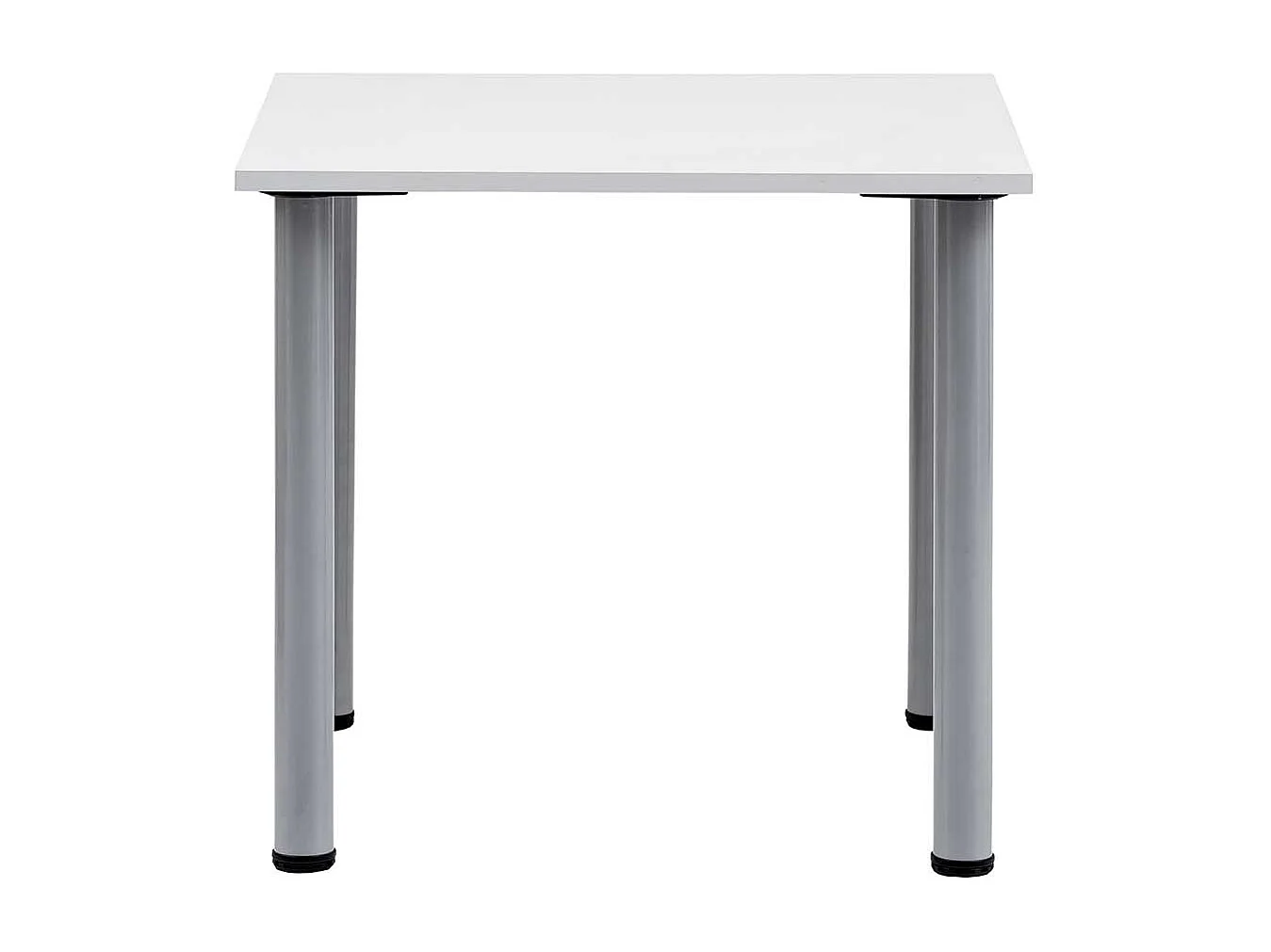 Beistelltisch Büro in Lichtgrau Vierfußgestell