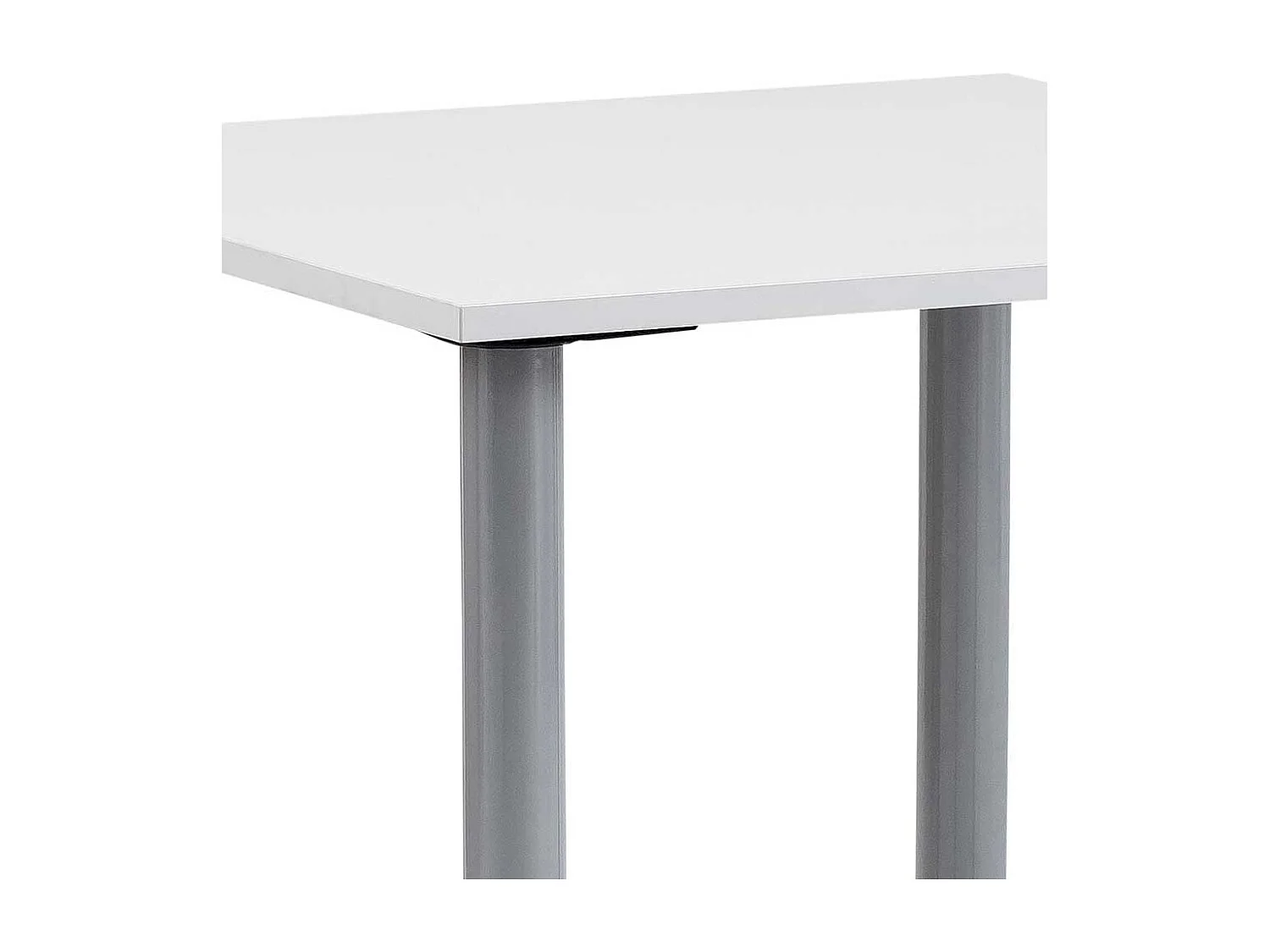 Beistelltisch Büro in Lichtgrau Vierfußgestell