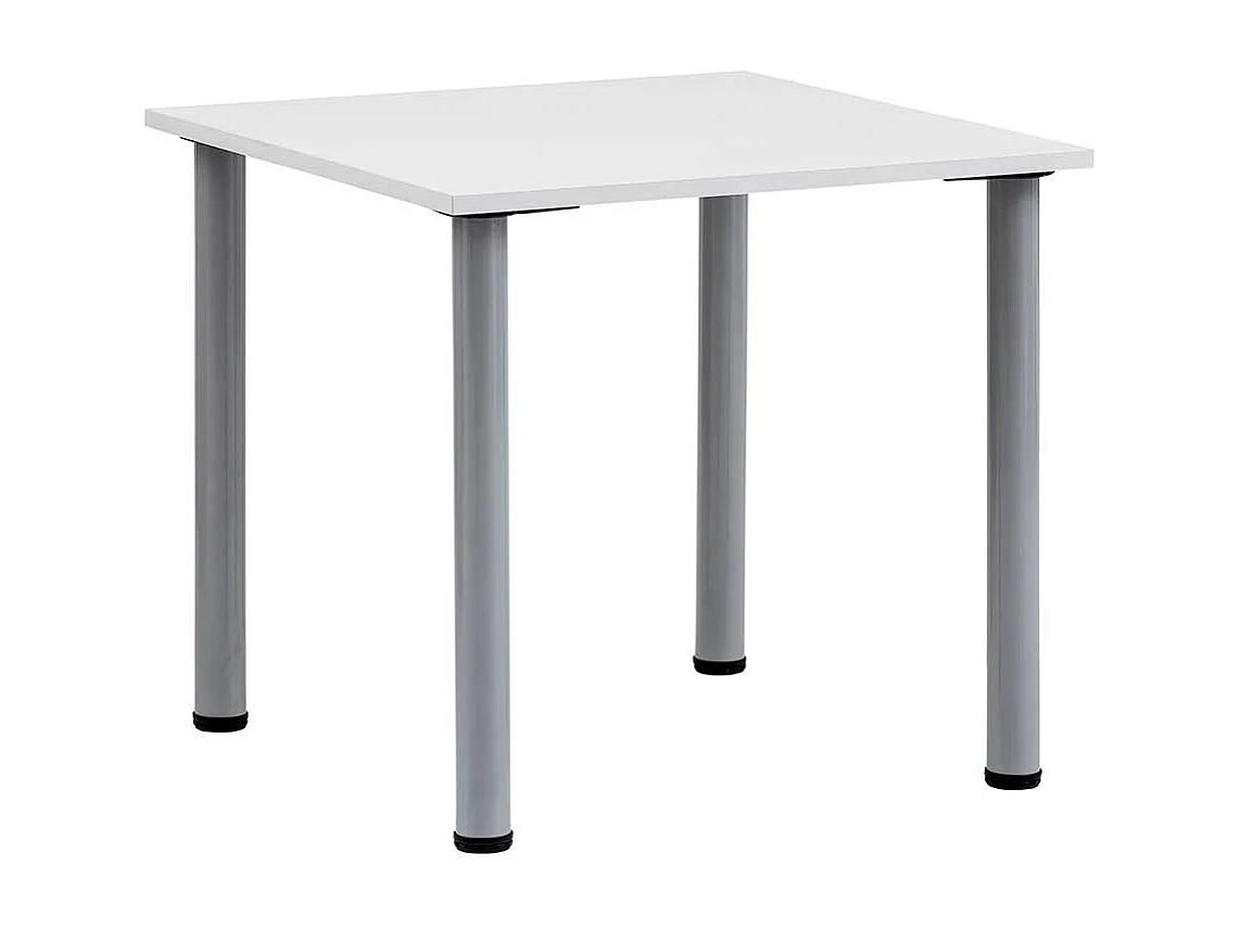 Beistelltisch Büro in Lichtgrau Vierfußgestell