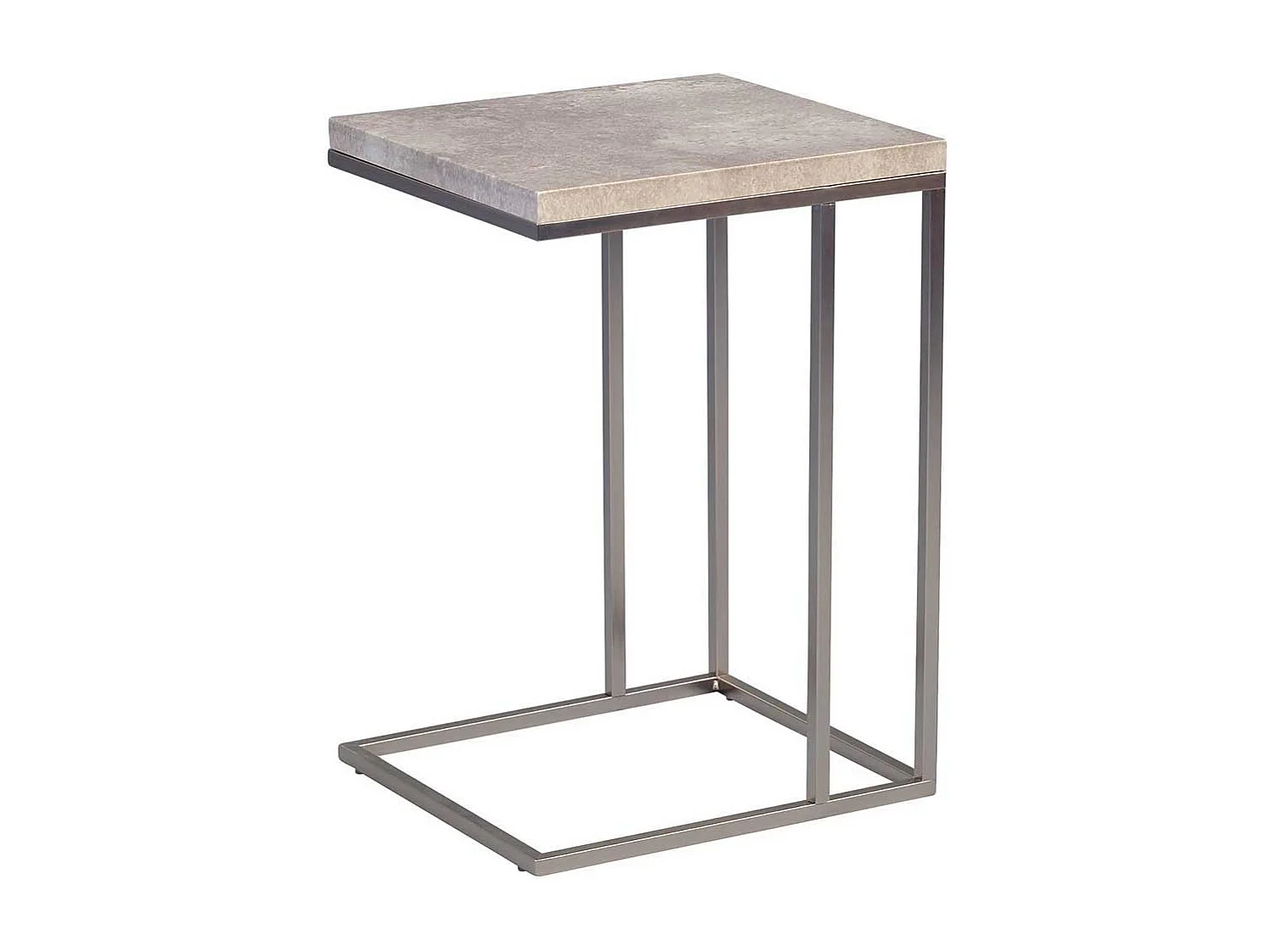 Sofa Beistelltisch in Beton Grau modern