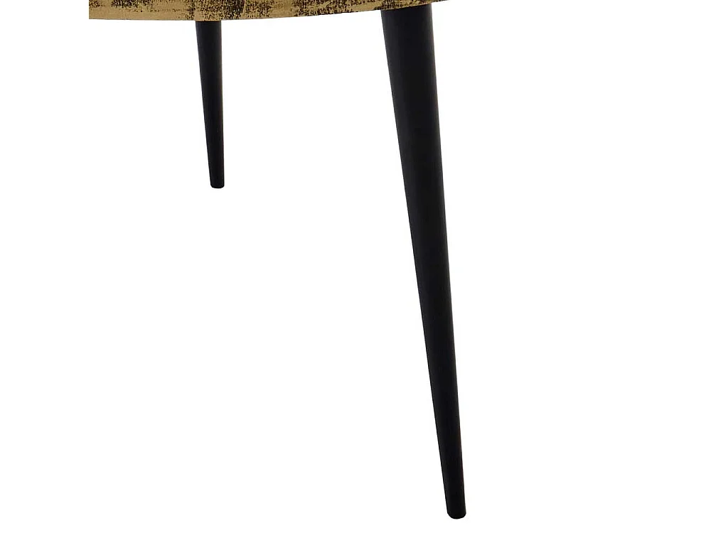 Retro Beistelltisch Sofa mit Tischplatte in Wankelform 47 cm hoch