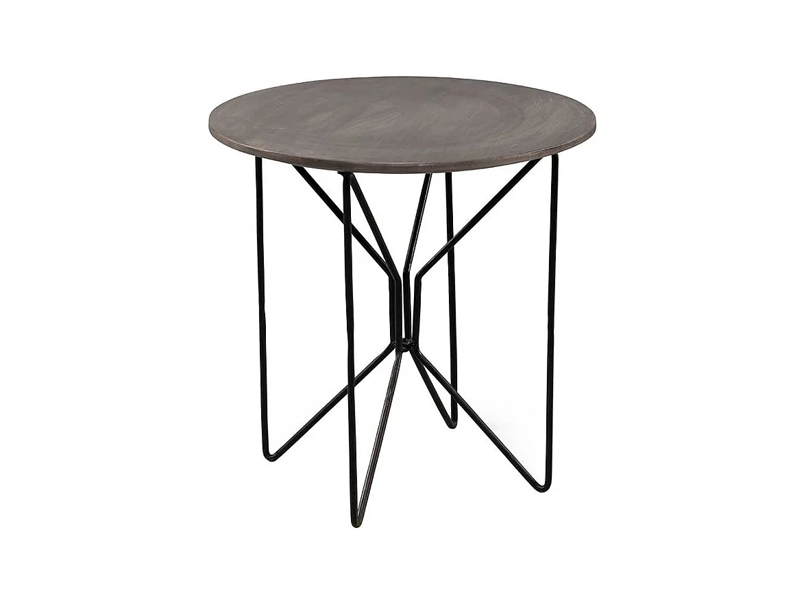 Beistelltisch Wohnzimmertisch in runder Form und modernem Design