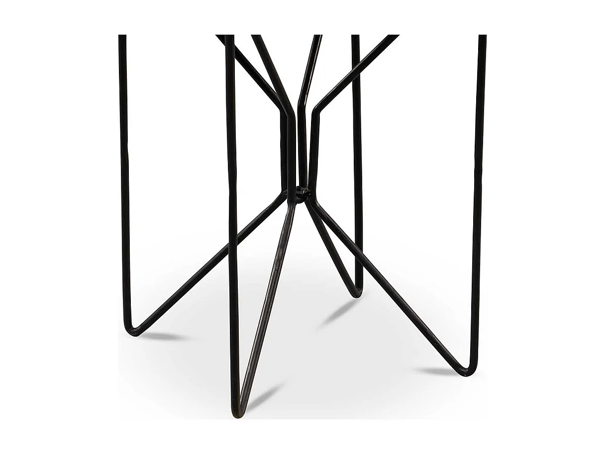 Beistelltisch Wohnzimmertisch in runder Form und modernem Design