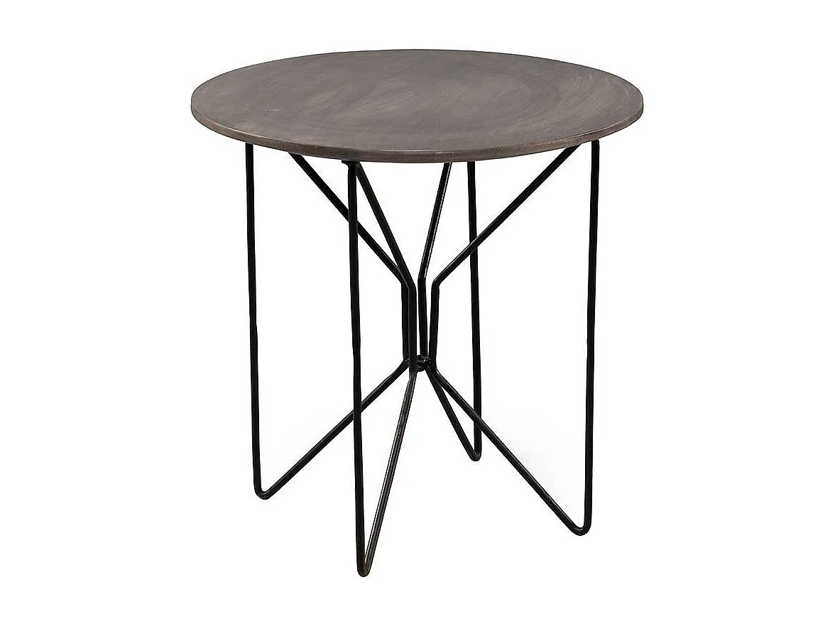 Beistelltisch Wohnzimmertisch in runder Form und modernem Design