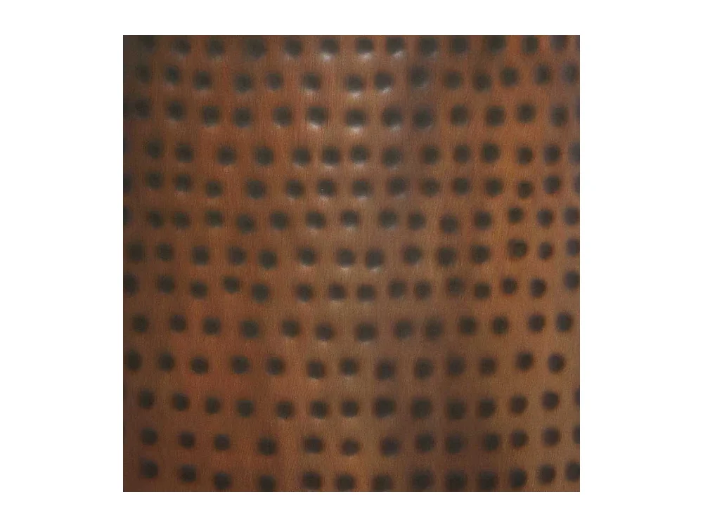 Beistelltisch Beistelltischchen in Kupferfarben mit Metall Oberfläche